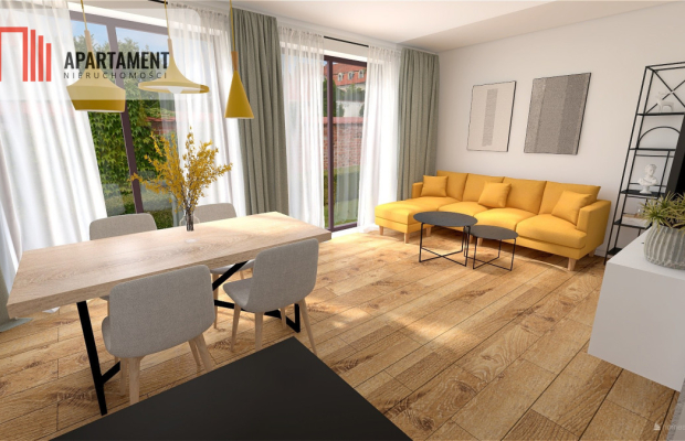 3 pokojowe z tarasem i ogrodem!