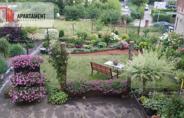 Tczew | 3 pokoje | parter | kamienica z ogródkiem