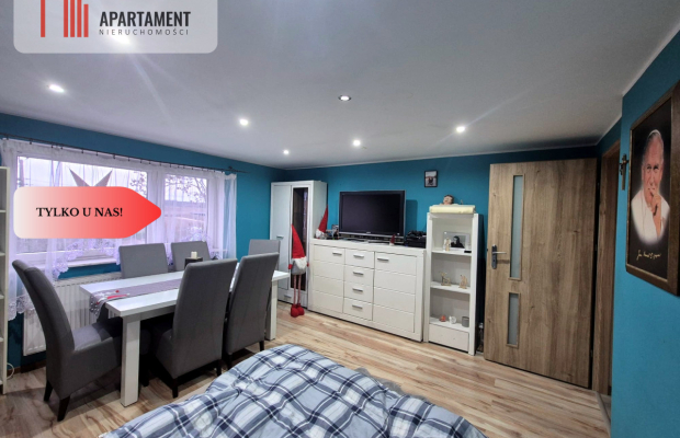 Mieszkanie z dużym garażem i ogródkiem