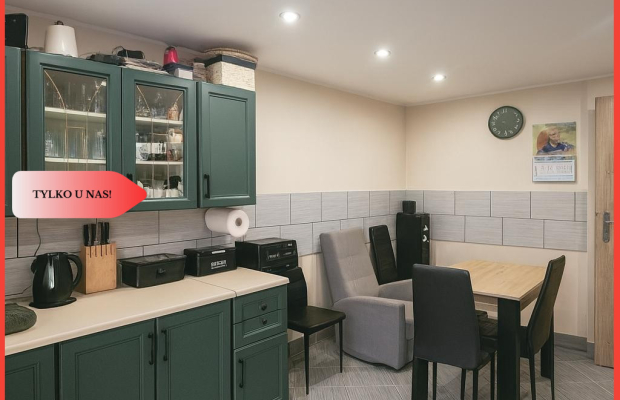 Mieszkanie z dużym garażem i ogródkiem