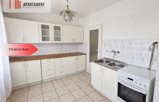 Łasin - 3 pokoje, balkon, 65 mkw, potencjał