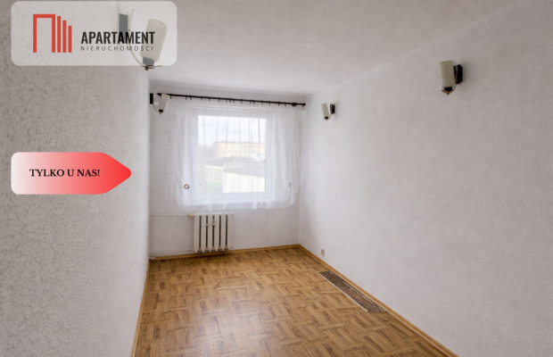 Łasin - 3 pokoje, balkon, 65 mkw, potencjał