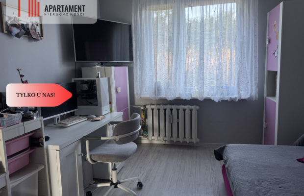 3 pokoje 1 pietro balkon