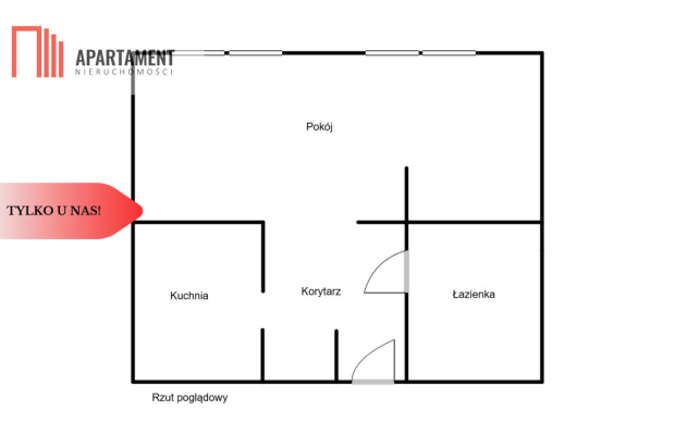 Obniżka ceny! Kawalerka z opcją 2 pokoi