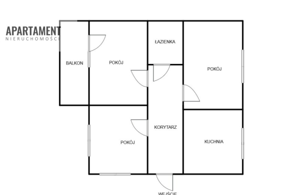 3 pokojowe mieszkanie Łabiszyn