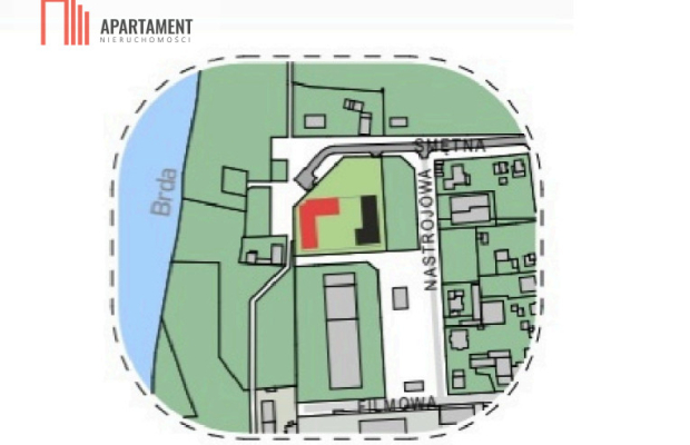 60 m2/dwa balkony/widok na Brdę