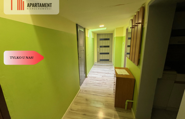 Duże 3 pokojowe mieszkanie z murowanym garażem