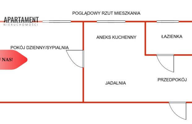* Bezczynszowa przestronna kawalerka Fordon