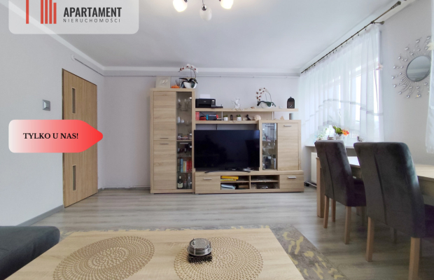 3 pokojowe mieszkanie 1,5 km od jeziora !