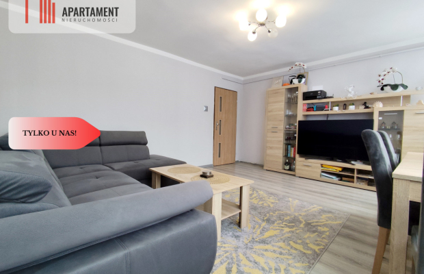 3 pokojowe mieszkanie 1,5 km od jeziora !