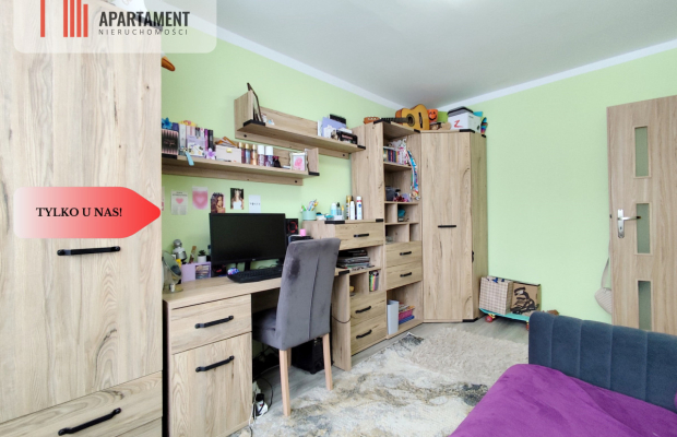 3 pokojowe mieszkanie 1,5 km od jeziora !