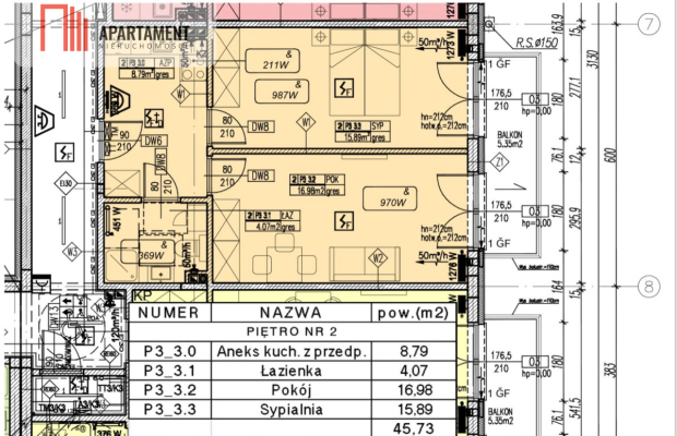 umeblowane i wykończone mieszkanie