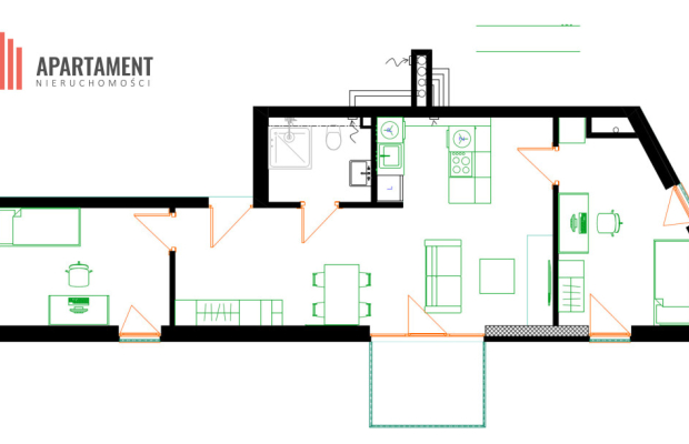 Apartament 2 pokoje | 66m2 | Skrzetusko