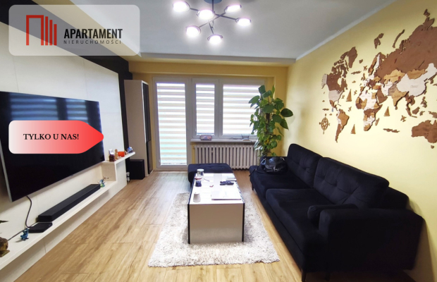 3-pokojowe mieszkanie z balkonem obok Unisławia