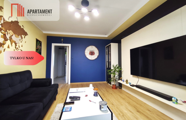 3-pokojowe mieszkanie z balkonem obok Unisławia