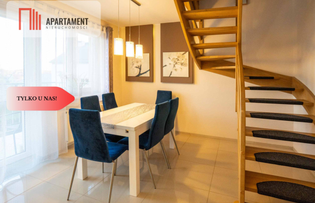 Dwa poziomy/4 pok/2 łazienki/balkon/garaż/piwnica