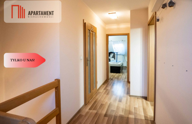 Dwa poziomy/4 pok/2 łazienki/balkon/garaż/piwnica