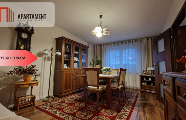 Zadbane trzypokojowe mieszkanie w centrum Nakła