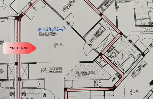 Słoneczne mieszkanie z garderobą i aneksem