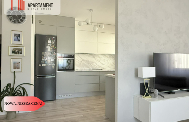 Nowoczesny apartament z dwoma balkonami oraz windą