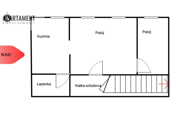 Niższa cena!Ekonomiczne mieszkanie na wsi!