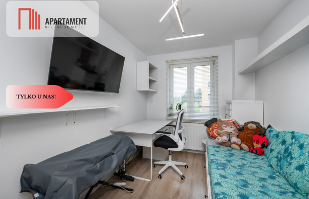 4 pokojowe z balkonem na parterze!Warzyń