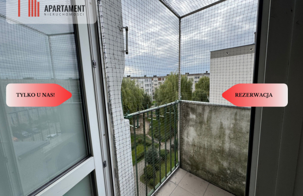 3 pokoje/balkon/Rezerwacja