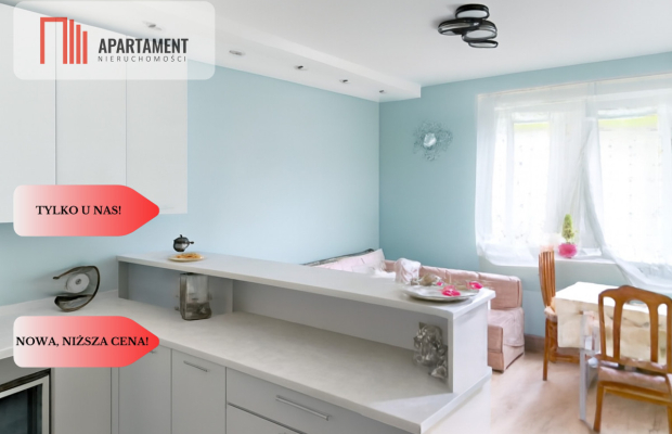 3-pokojowe mieszkanie, osiedle zamknięte - Centrum