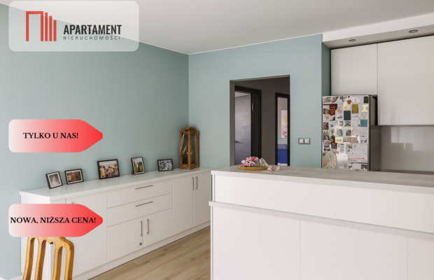 3-pokojowe mieszkanie, osiedle zamknięte - Centrum