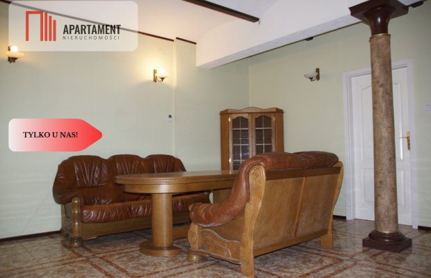 5 pok, duży salon, centrum, taras, ogródek,  garaż