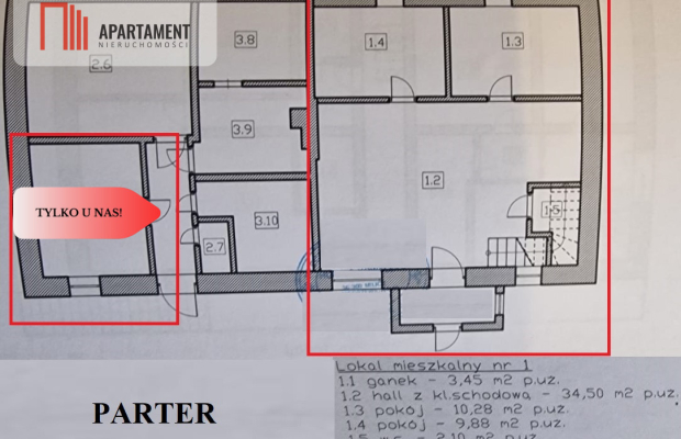 5 pok, duży salon, centrum, taras, ogródek,  garaż