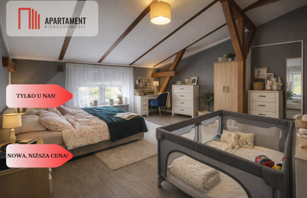 Duże, przestronne mieszkanie z klimatem