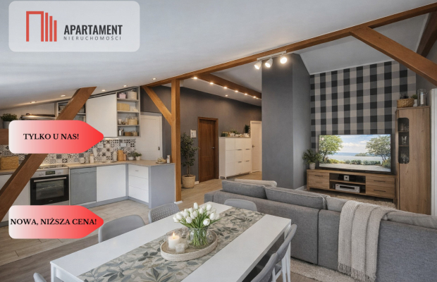 Duże, przestronne mieszkanie z klimatem