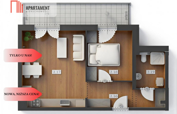 Stylowe dwupojowe mieszkanie kategorii PREMIUM