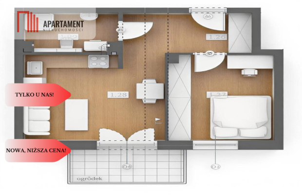 Stylowe dwupojowe mieszkanie kategorii PREMIUM