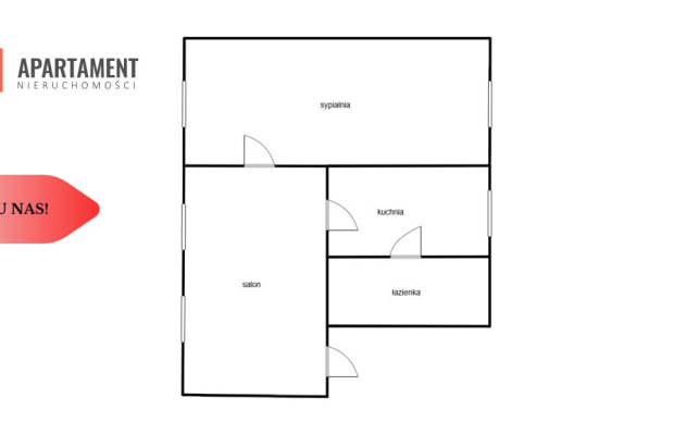 Dwupokojowe mieszkanie w Sępólnie Krajeńskim!