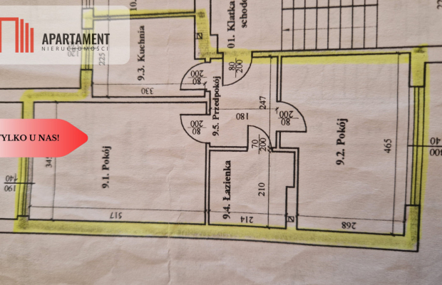 Przestronne mieszkanie w Nakle nad Notecią