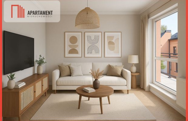 Mieszkanie z balkonem w stanie deweloperskim