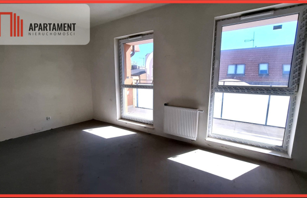 Mieszkanie z balkonem w stanie deweloperskim