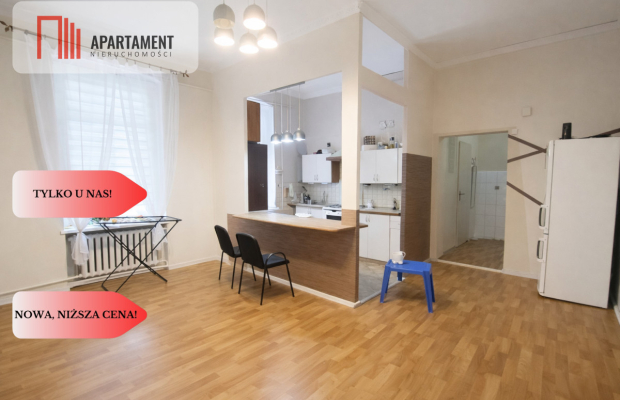 Duże mieszkanie blisko centrum z parkingiem.