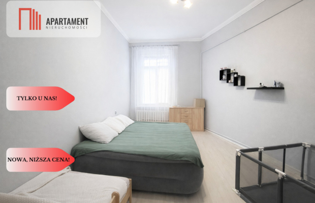 Duże mieszkanie blisko centrum z parkingiem.