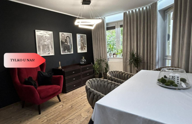 Słoneczne mieszkanie, parter, trzy pokoje