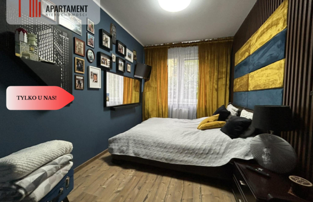 Słoneczne mieszkanie, parter, trzy pokoje