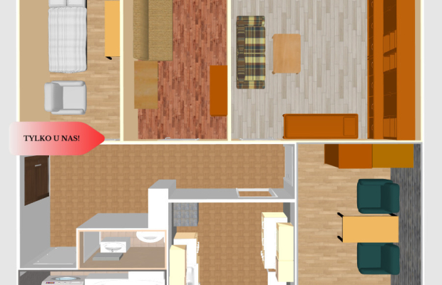 Tylko u Nas! Duże 4 pokojowe mieszkanie.