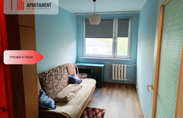 Trze pokoje z balkonem. 58m2.1 piętro.Wynajmę.