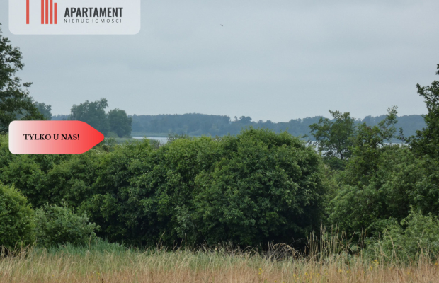 Działka na wzgórzu przy rzece i jeziorach