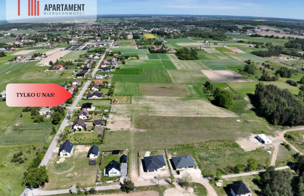 Ostatnia działka przy lesie Zblewo woda w drodze