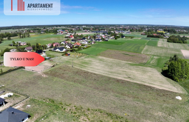 Ostatnia działka przy lesie Zblewo woda w drodze