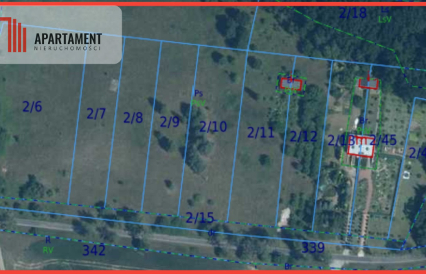 Działki  w sąsiedztwie rzeki