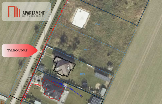 Działka budowlana z projektem Kotla
